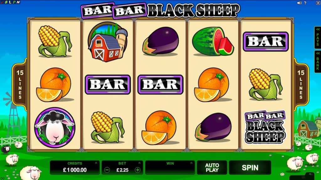 Igrajte brezplačno Bar Bar Black Sheep