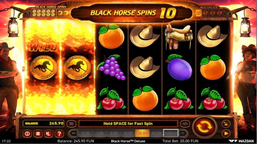 Igrajte brezplačno Black Horse Deluxe