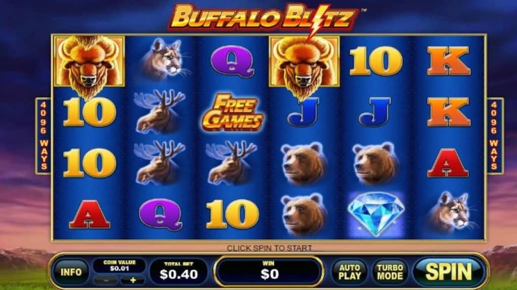 Igrajte brezplačno Buffalo Blitz