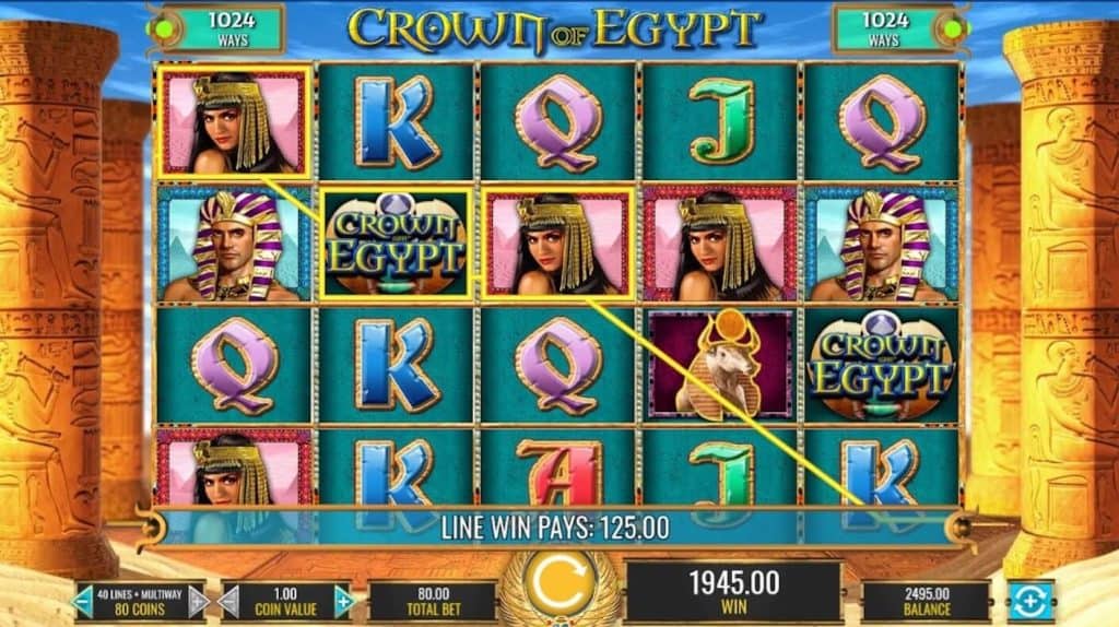 Igrajte brezplačno Crown of Egypt