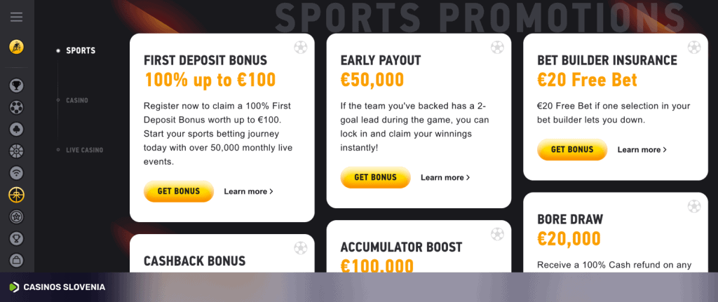 Fezbet casino bonusi