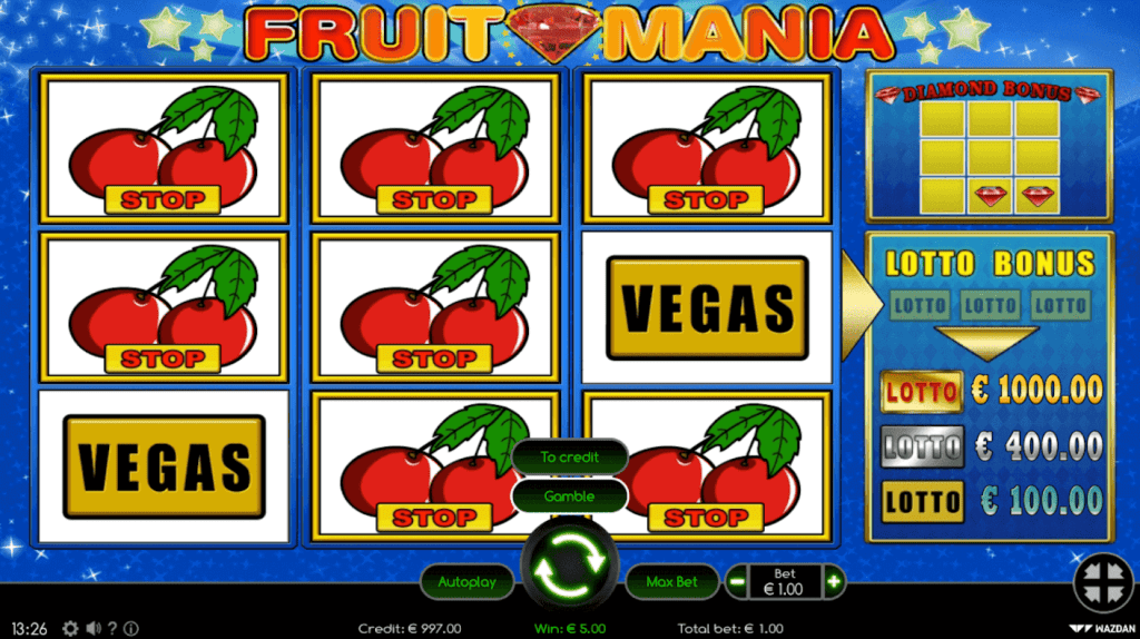 Igrajte brezplačno Fruit Mania