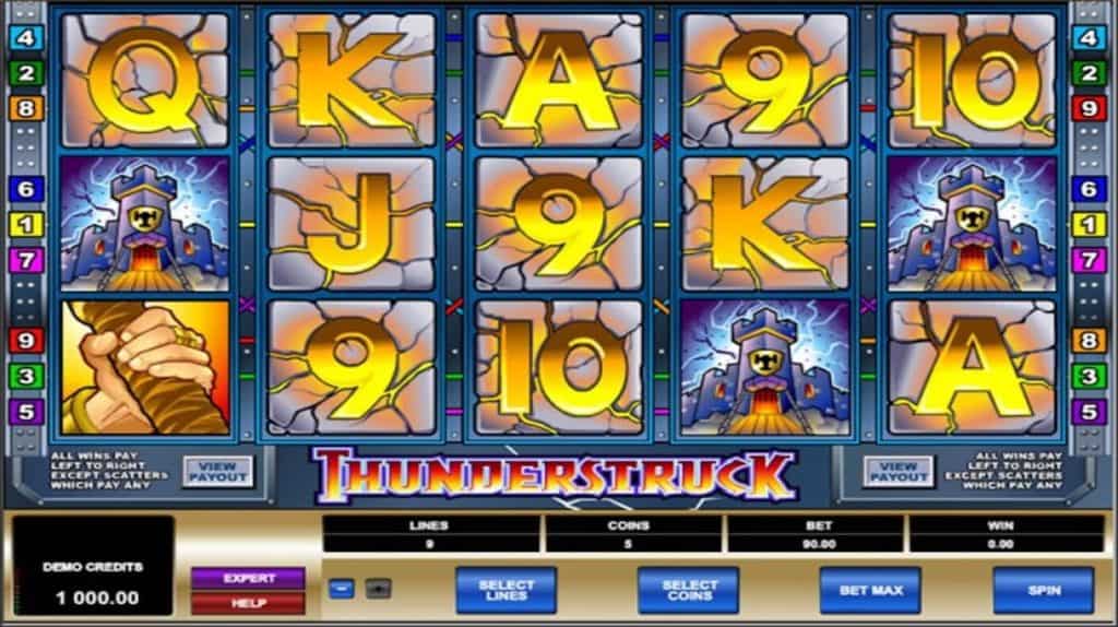 Igrajte brezplačno Thunderstruck