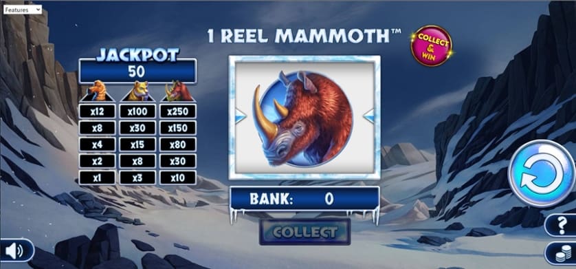 Igrajte brezplačno 1 Reel Mammoth