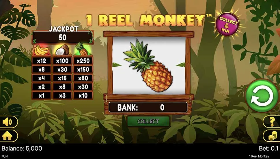 Igrajte brezplačno 1 Reel Monkey
