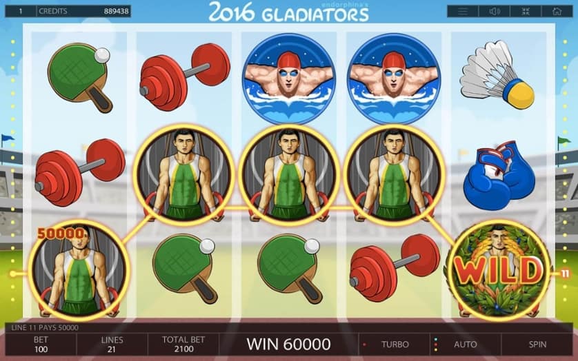 Igrajte brezplačno 2016 Gladiators