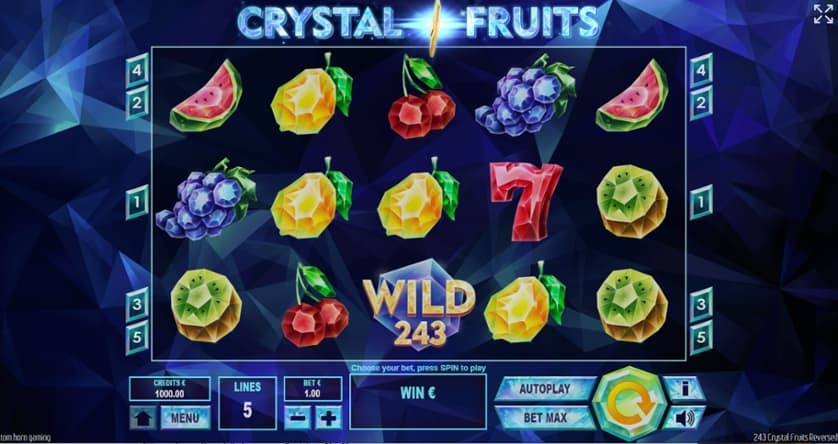 Igrajte brezplačno 243 Crystal Fruits Reversed