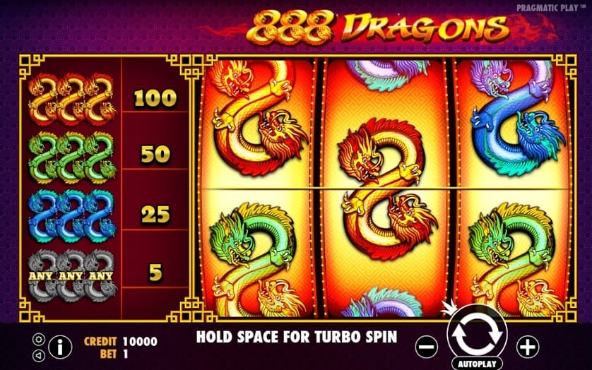 Igrajte brezplačno 888 Dragons