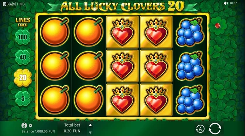 Igrajte brezplačno All Lucky Clovers