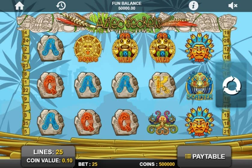 Igrajte brezplačno Aztec Secrets
