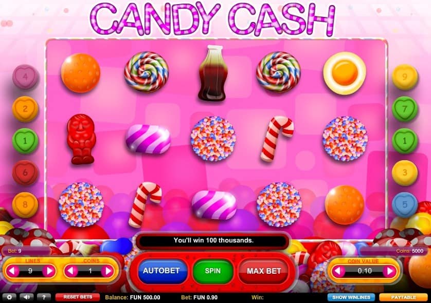 Igrajte brezplačno Candy Cash
