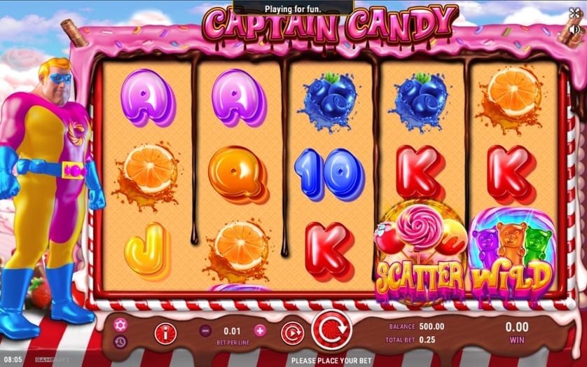 Igrajte brezplačno Captain Candy
