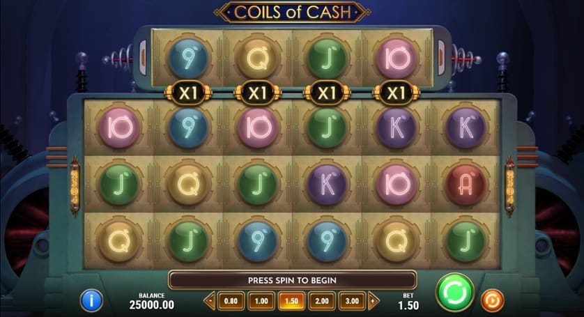 Igrajte brezplačno Coils of Cash