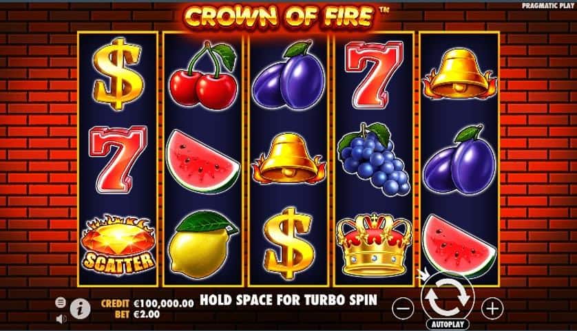Igrajte brezplačno Crown of Fire