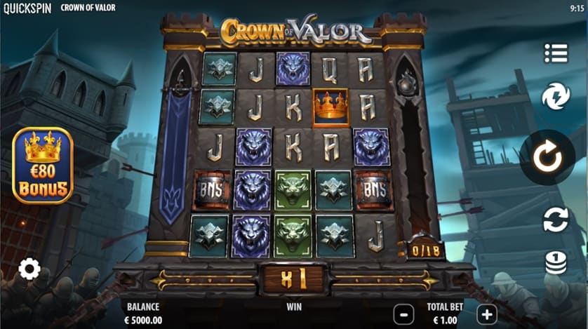 Igrajte brezplačno Crown of Valor