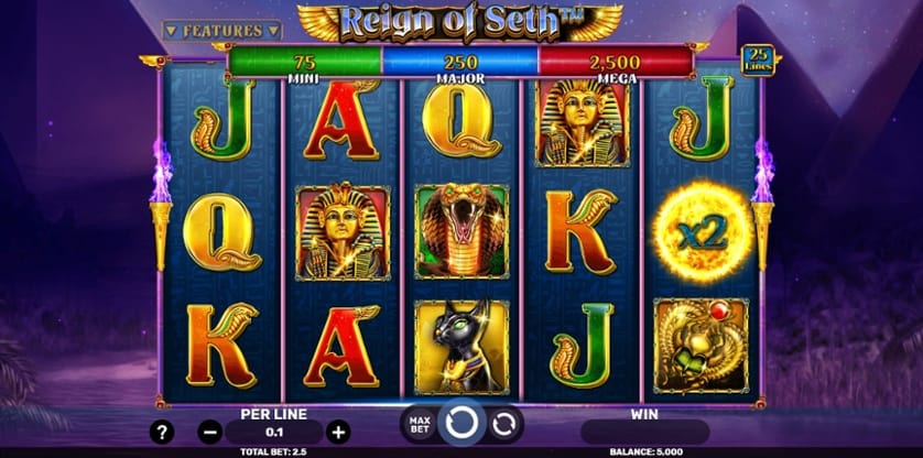 Igrajte brezplačno Egyptian Darkness: Reign of Seth