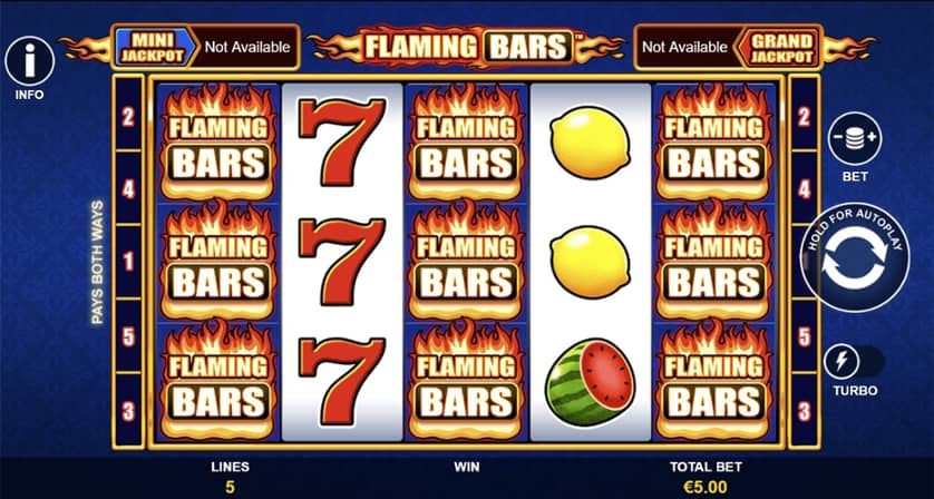 Igrajte brezplačno Flaming Bars