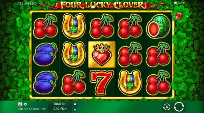 Igrajte brezplačno Four Lucky Clover