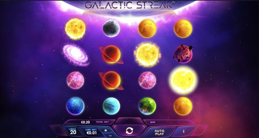 Igrajte brezplačno Galactic Streak
