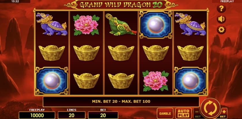 Igrajte brezplačno Grand Wild Dragon 20
