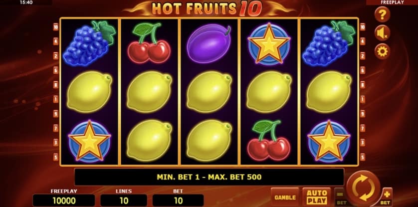 Igrajte brezplačno Hot Fruits 10