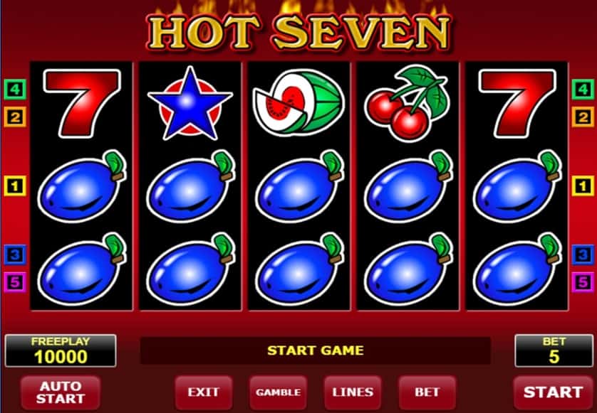 Igrajte brezplačno Hot Seven