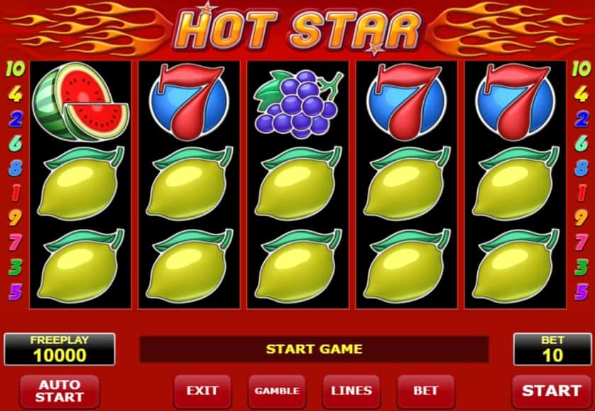 Igrajte brezplačno Hot Star
