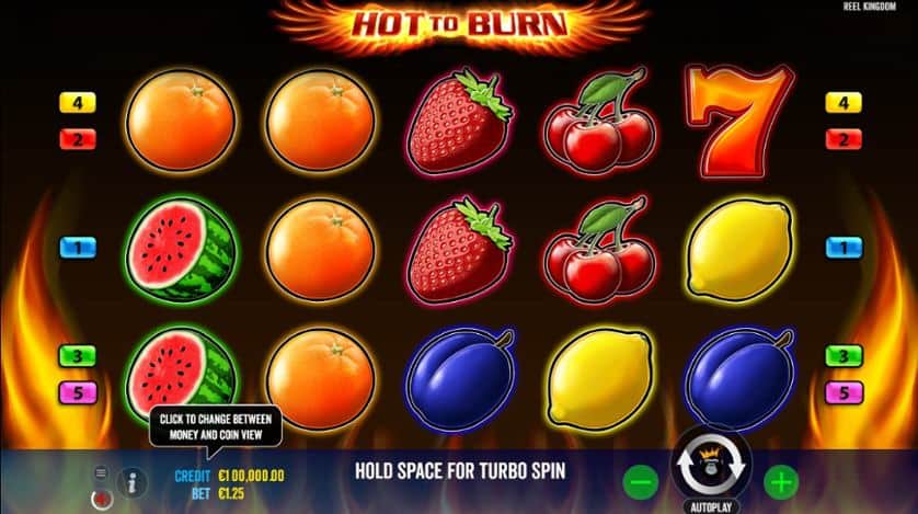 Igrajte brezplačno Hot to Burn