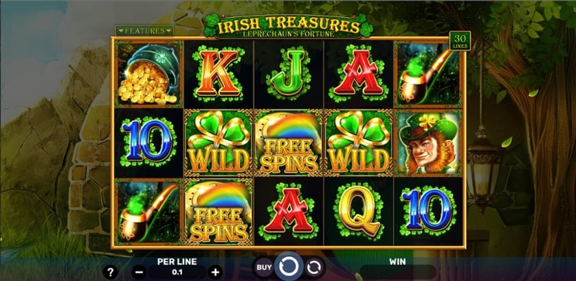 Igrajte brezplačno Irish Treasures: Leprechauns Fortune