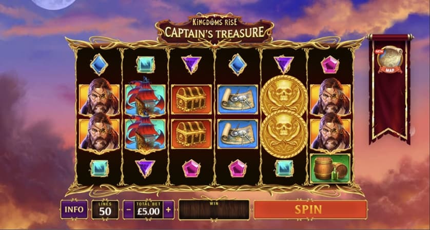 Igrajte brezplačno Kingdoms Rise: Captain’s Treasure