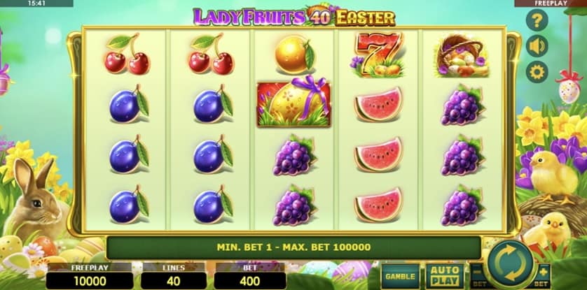 Igrajte brezplačno Lady Fruits 40 Easter