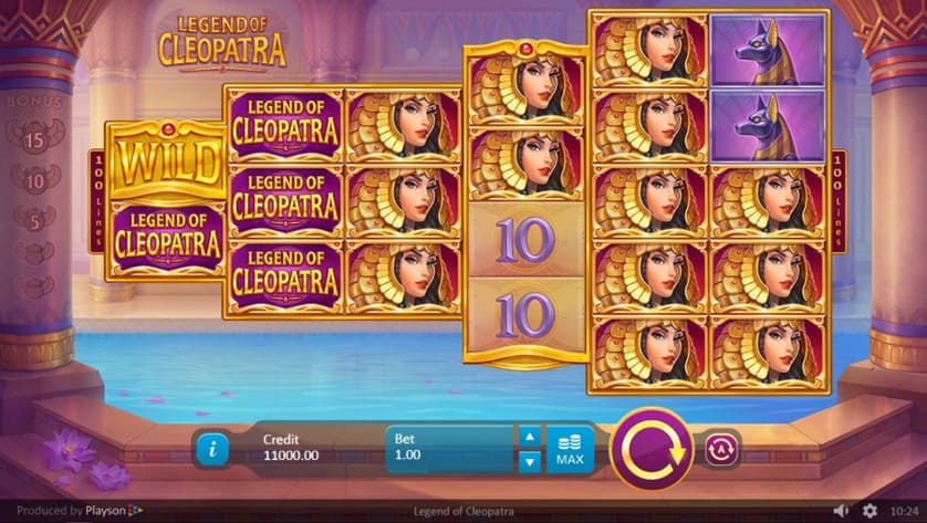 Igrajte brezplačno Legend of Cleopatra