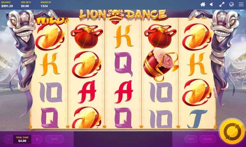 Igrajte brezplačno Lion Dance (Red Tiger)