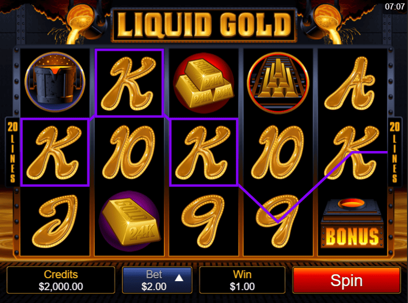 Igrajte brezplačno Liquid Gold