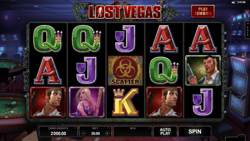 Igrajte brezplačno Lost Vegas