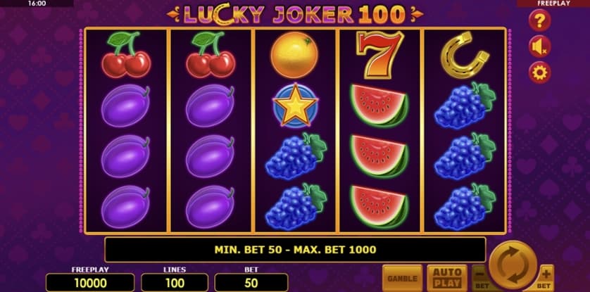 Igrajte brezplačno Lucky Joker 100