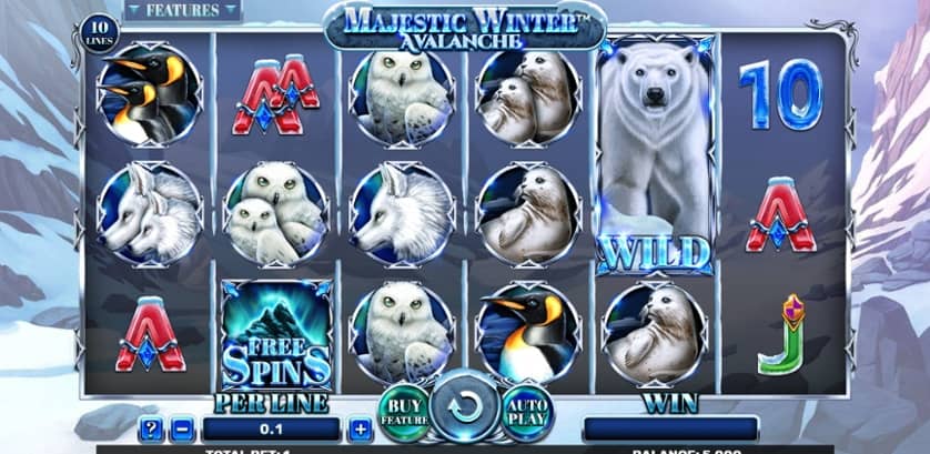 Igrajte brezplačno Majestic Winter: Avalanche