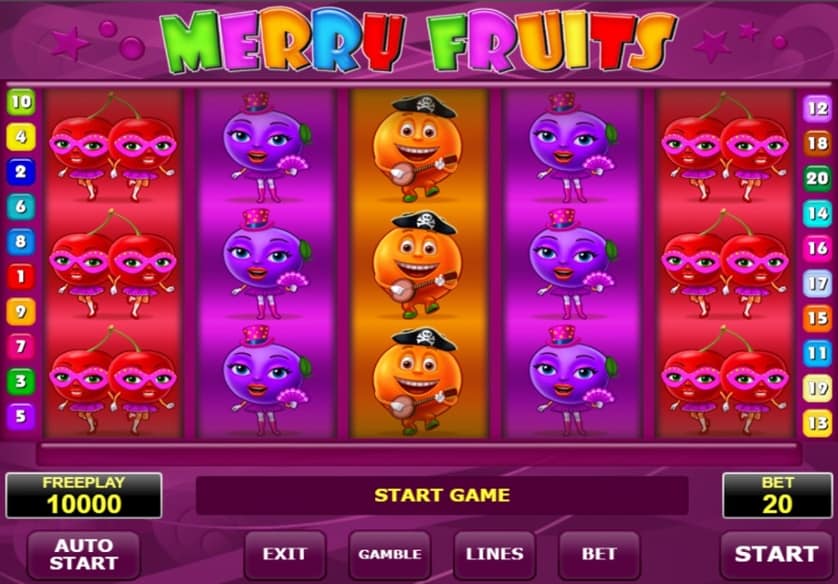 Igrajte brezplačno Merry Fruits