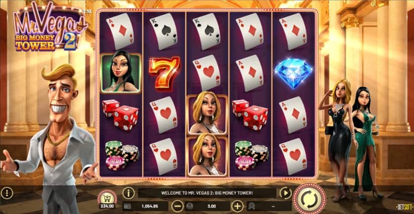 Igrajte brezplačno Mr. Vegas 2: Big Money Tower