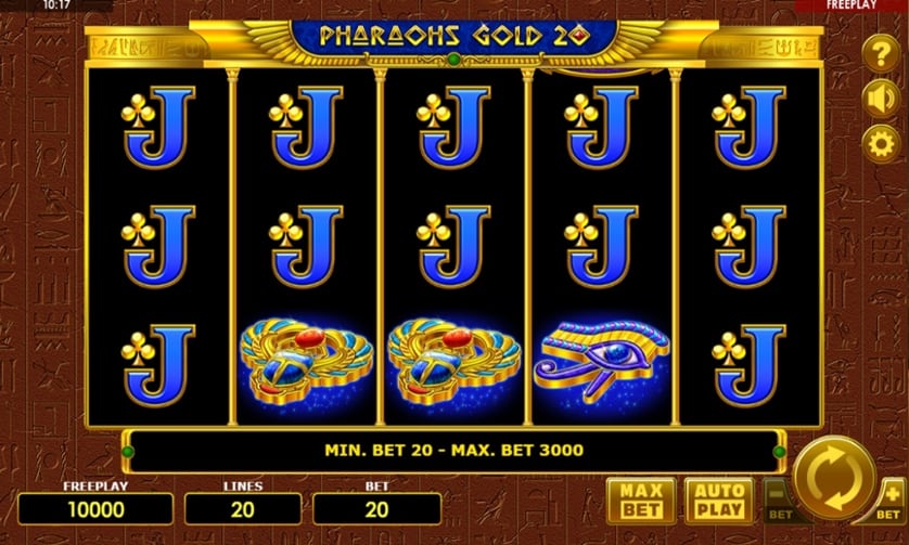 Igrajte brezplačno Pharaohs Gold 20
