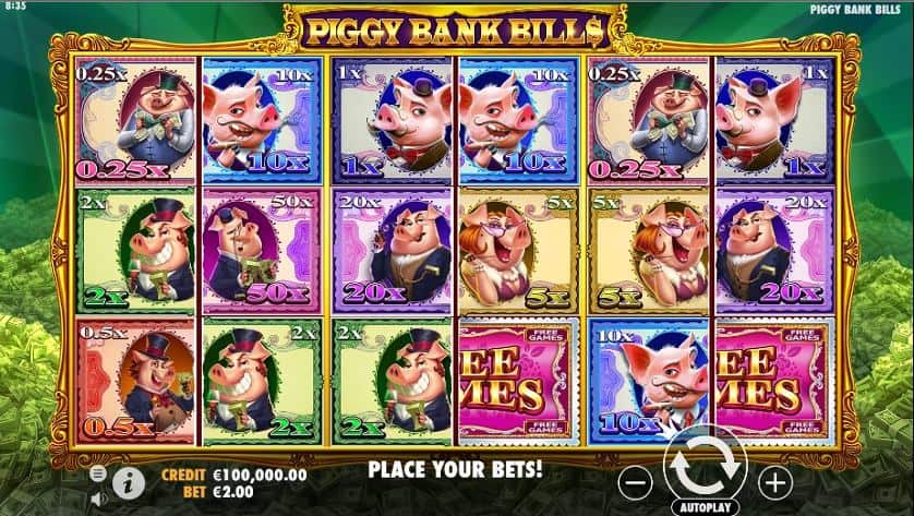 Igrajte brezplačno Piggy Bank Bills