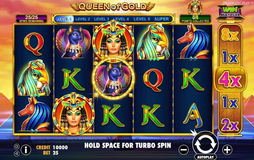 Igrajte brezplačno Queen of gold