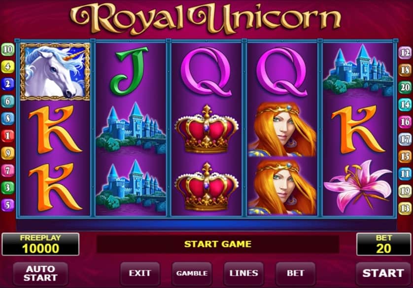 Igrajte brezplačno Royal Unicorn