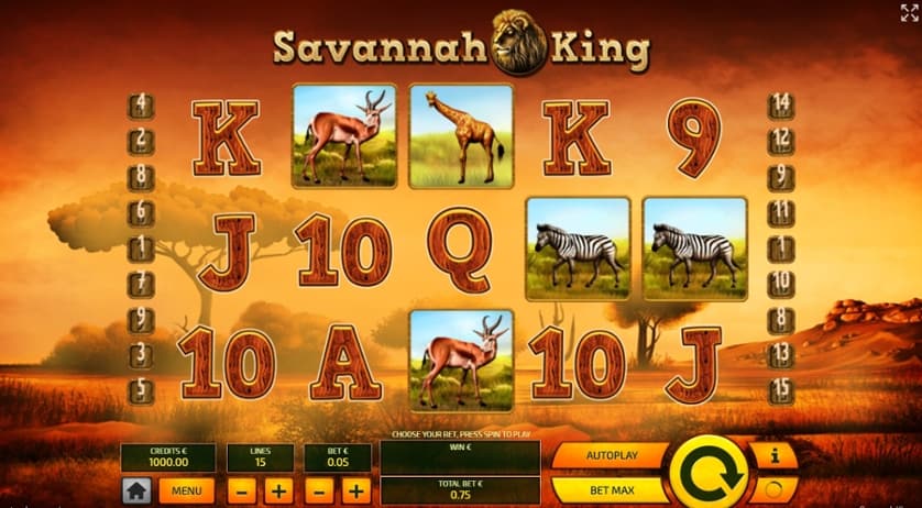 Igrajte brezplačno Savannah King