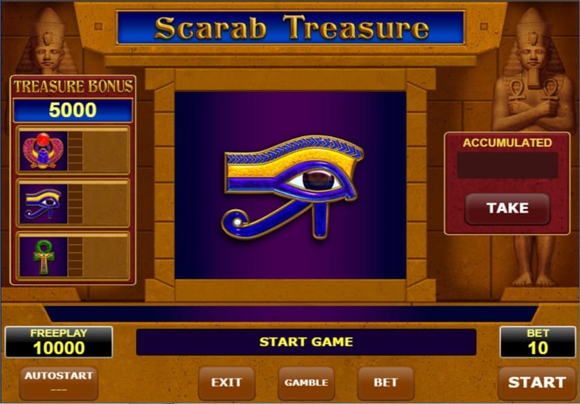 Igrajte brezplačno Scarab Treasure
