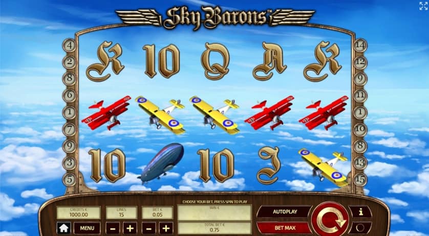 Igrajte brezplačno Sky Barons