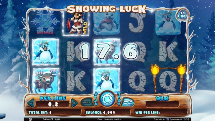 Igrajte brezplačno Snowing Luck