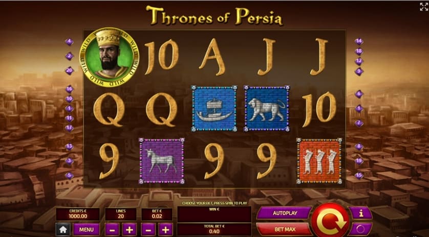 Igrajte brezplačno Thrones of Persia