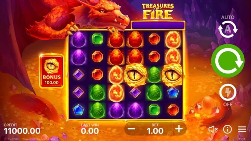 Igrajte brezplačno Treasures of Fire: Scatter Pays