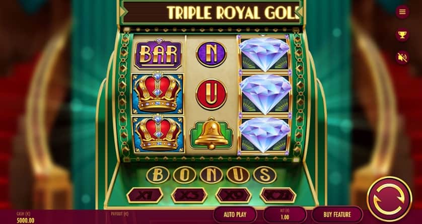 Igrajte brezplačno Triple Royal Gold